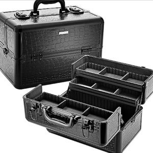 Sephora Professional Black Textured Train Case